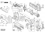 Bosch 3 601 E14 101 Gst 1400 Ce Orbital Jigsaw 230 V / Eu Spare Parts